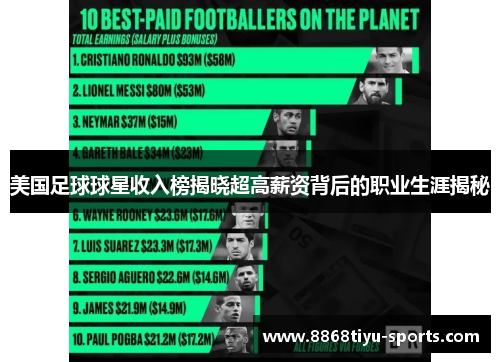美国足球球星收入榜揭晓超高薪资背后的职业生涯揭秘